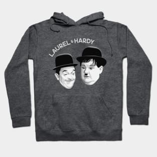 Laurel & Hardy (Monochrome) Hoodie